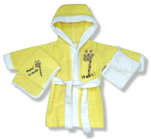 Bebi bade mantil set 535 Yellow