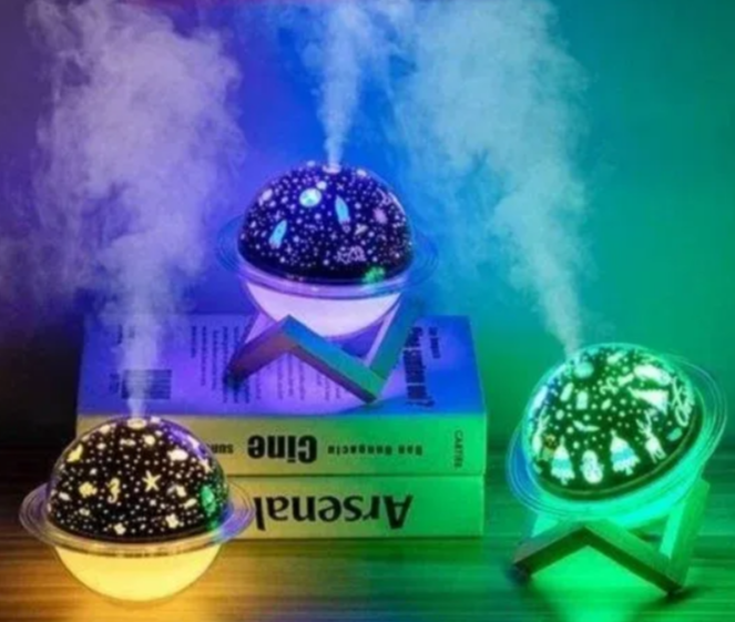 Difuzer Saturn-Lampa Projector Humidifier 250ML