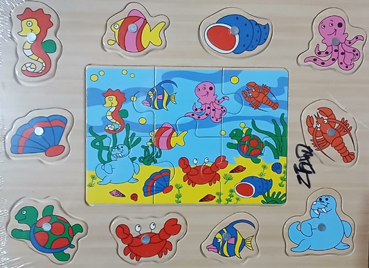 Drvena slagalica životinje MAGNET