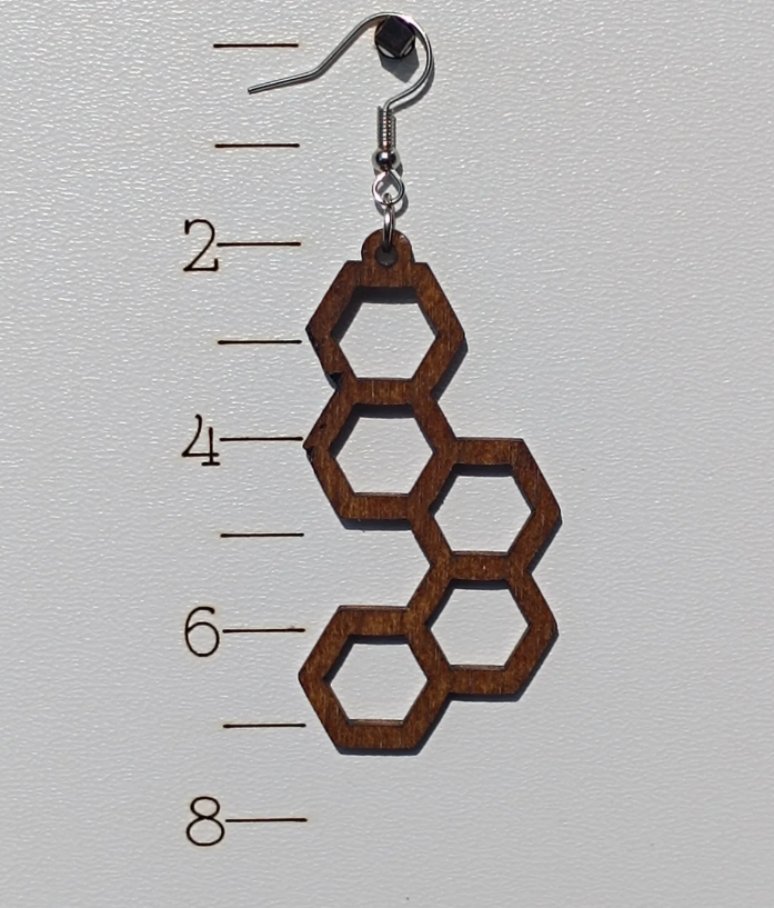 Drvene minđuše 24
