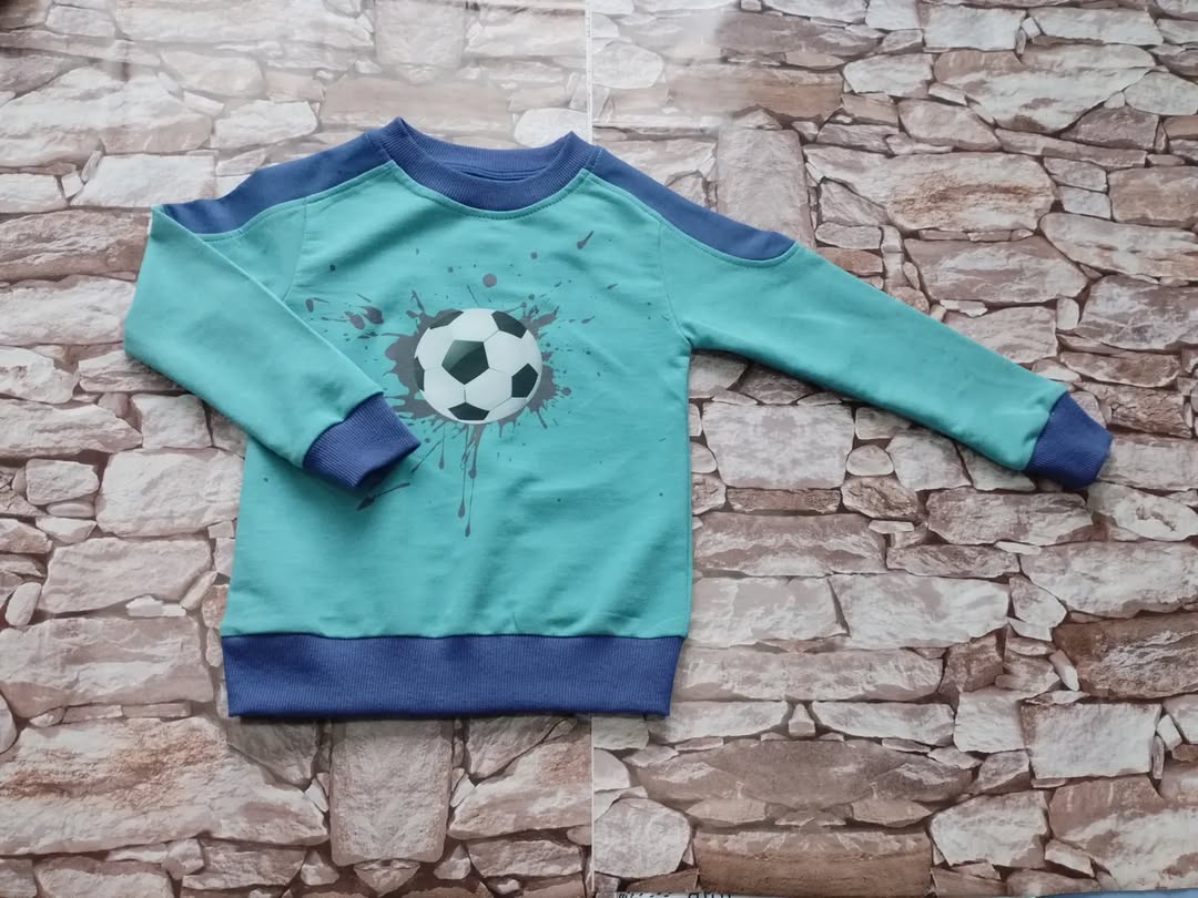 Dukserica za dečaka FOOTBALL blue