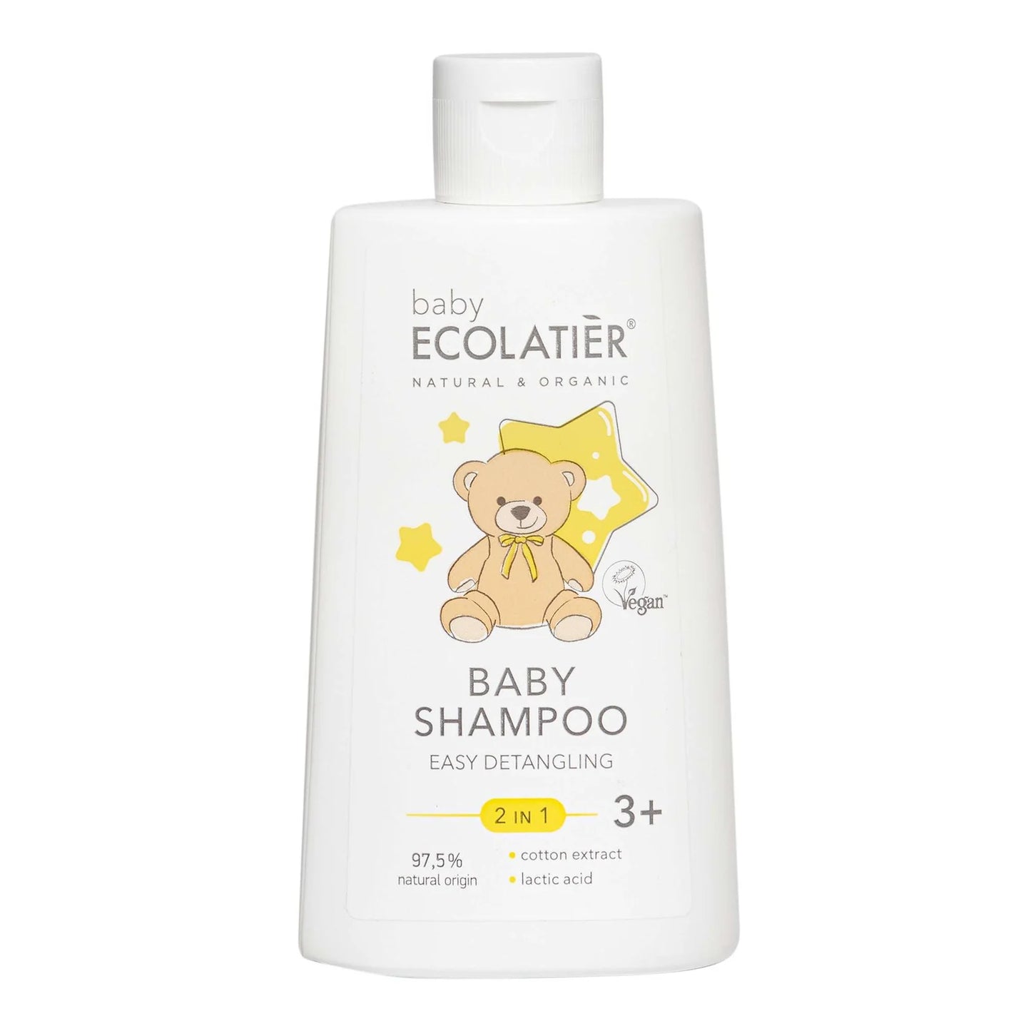 ECOLATIER BABY Šampon 2-u-1 Lako češljanje 3+, 250 ml