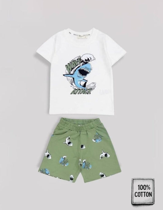 Komplet za dečake Summer Shark w-g