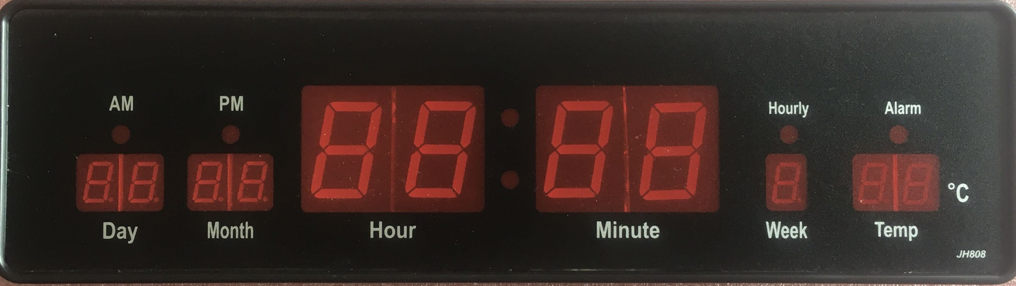LED Sat-Digitalni sat with date and temperature display-digital Date