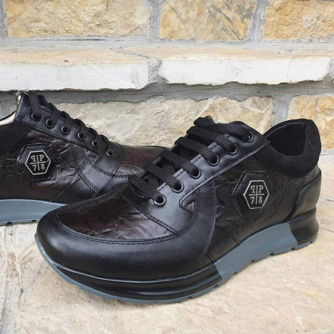 Muške patike Luksuz 11 Philipp Plein 78 BLACK