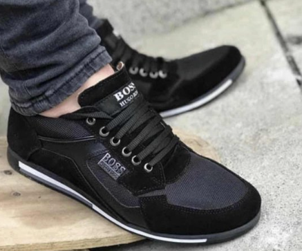 Muške patike Luksuz 15 Hugo Boss Summer BLACK