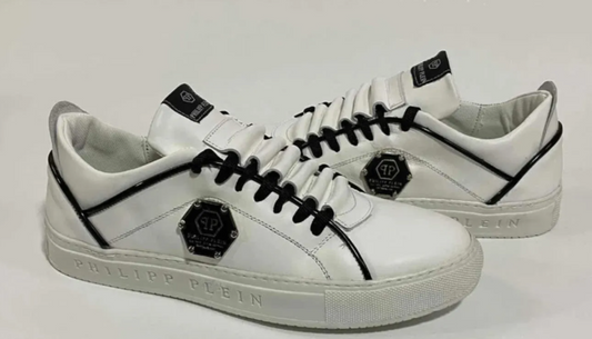 Muške patike Luksuz 18 Philipp Plein summer CASUAL White