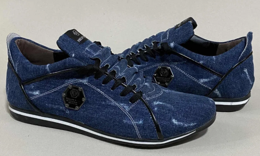 Muške patike Luksuz 24 Philipp Plein SPEED Denim
