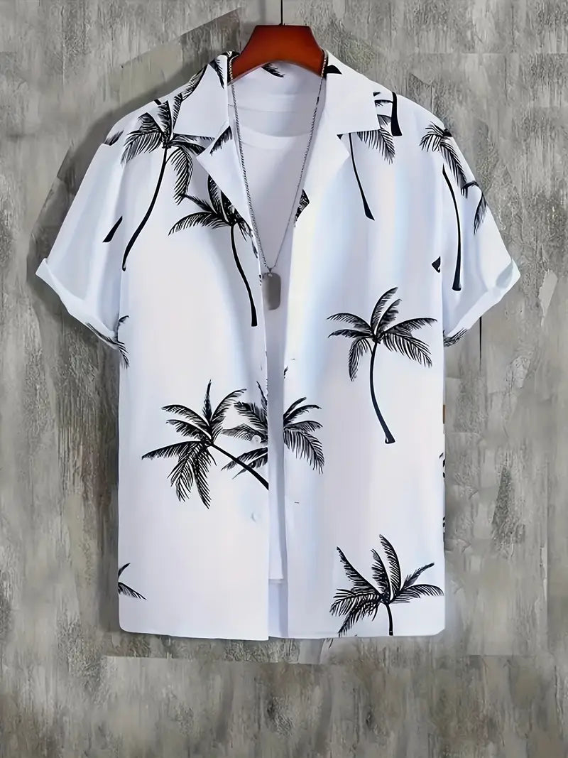 Muški komplet majica i šorc HAWAI WHITE