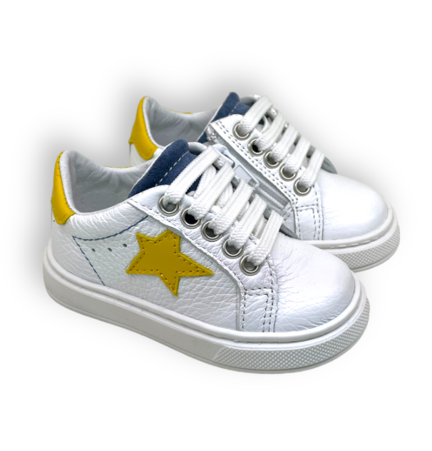 Patike TODOR white-yellow 647