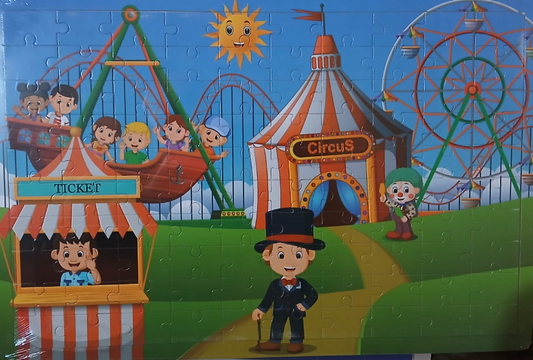 Slagalica 100dela DRVENA Cirkus