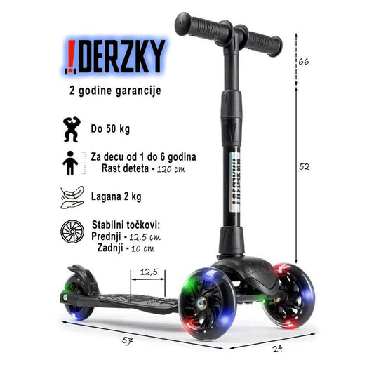 Trotinet Derzkij Baby 1-5 godina