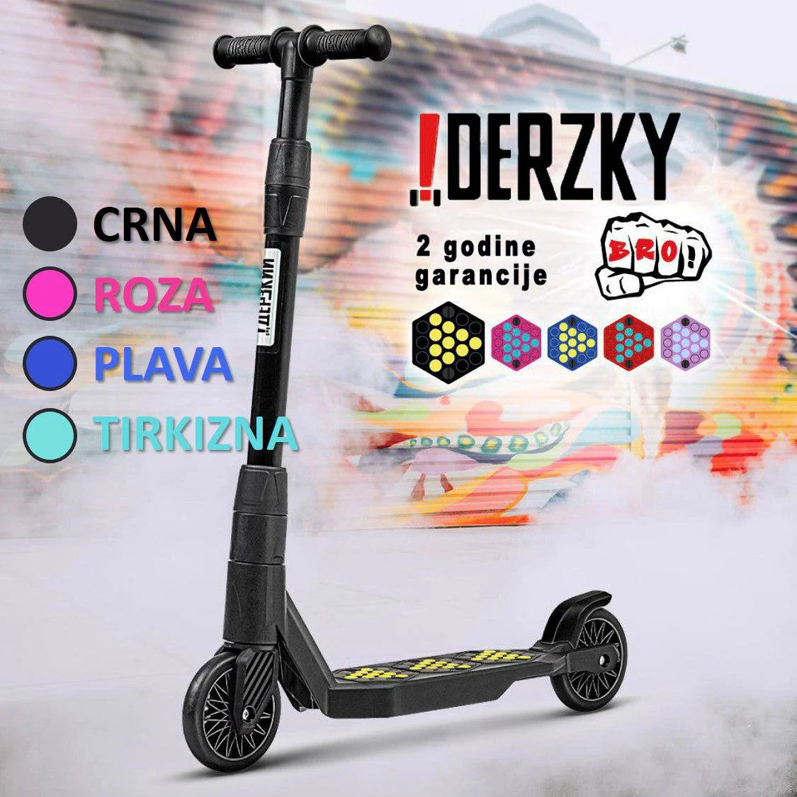 Trotinet Derzkij Bro 6-11 godina